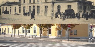 Hier et aujourd’hui : la gare