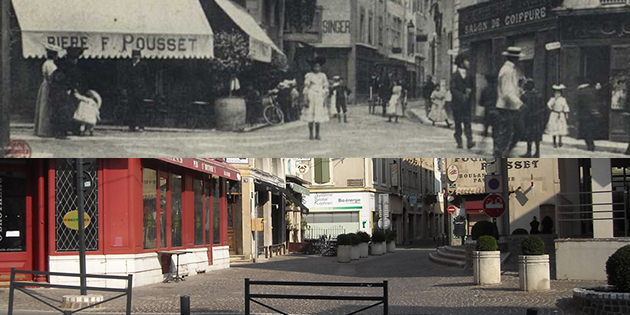 Hier et aujourd'hui : la place Laly-Tollendal et la rue Saint-Nicolas