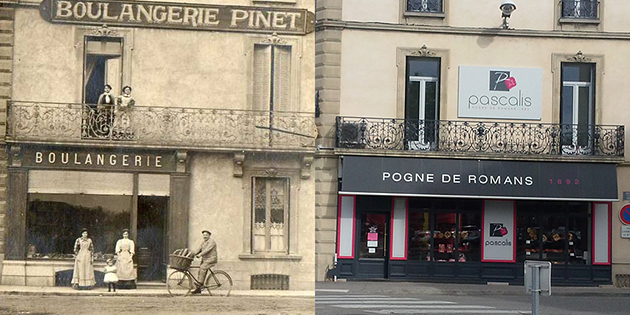 Hier et aujourd'hui : la boulangerie Pinet