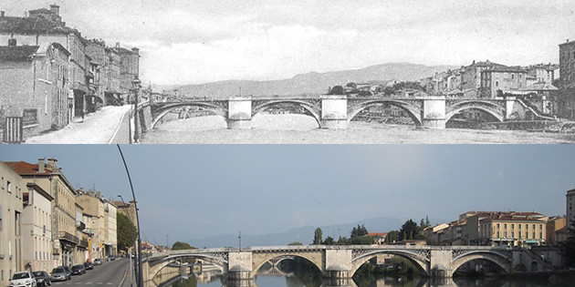 Hier et aujourd'hui : le pont Vieux