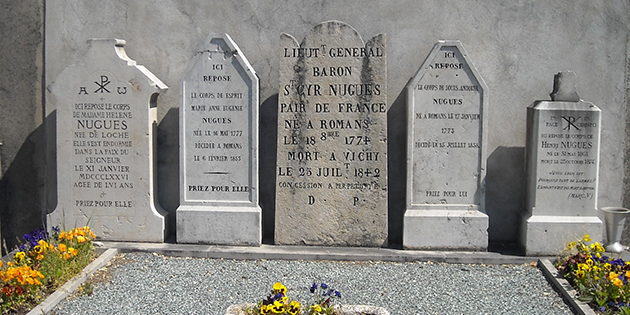 La tombe de Saint-Cyr Nugues