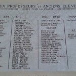 Erreurs d’inscription sur la plaque commémorative du lycée Triboulet à Romans-sur-Isère