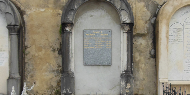 La tombe de la famille Premier-Henry