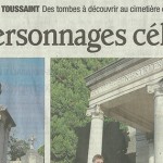 Le Dauphiné Libéré, 1er novembre 2012 : “Les personnages célèbres”