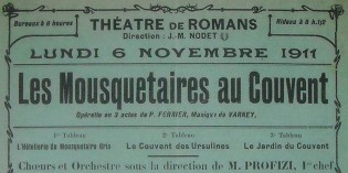 Affiches de théâtre du début du XXè siècle