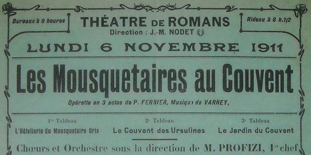 Affiches de théâtre du début du XXè siècle