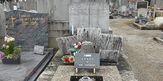 La tombe d'Albert Triboulet