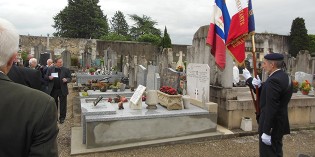 Inauguration de la tombe rénovée d’Albert Triboulet