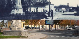 Hier et aujourd’hui : le monument des Etats du Dauphiné et la gare