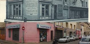 Hier et aujourd’hui : l’angle de la rue Palestro et de la rue Félix Faure