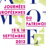 Journées européennes du patrimoine, les 15 et 16 septembre 2012