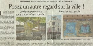 Le Dauphiné Libéré, 21 août 2011 : “Posez un autre regard sur la ville !”