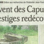Le Dauphiné Libéré, 21 mai 2013 : “Couvent des Capucins : des vestiges redécouverts”