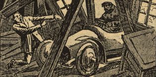 29 janvier 1912 : Une auto dans un bureau d’octroi